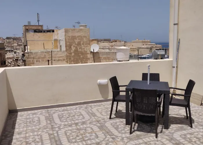 アパート The Penthouse Flat-terrace&view